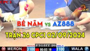 Trận 26 CPC1 02/09/2024 - AZ888 Tuyên Bố Bất Bại, Chuỗi Thắng Thứ 4