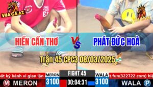 Trận 45 CPC3 8/3/2025 - Gà Cường Cần Thơ Hoà Chú Luỹ Quá Kịch Tính