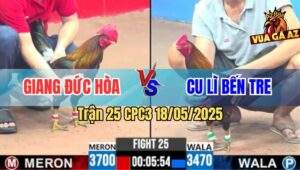 Trận 25 CPC3 18/5/2025 - Điều Chân Xanh Anh Giang Đâm Cựa Như Cái Máy