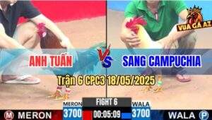 Trận 6 CPC3 18/5/2025 - Gà Úa Anh Sang Bị Đá Té Xe Lật Kèo Ngoạn Mục