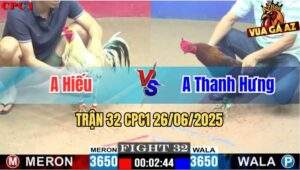 Trận 32 CPC1 26/06/2025 - Gà Anh Hiếu Đá Chân Nào Cũng Có Cựa