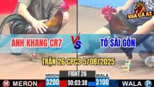 Trận 26 CPC3 5/8/2025 - Gà Điều Anh Khang CR7 Có Chân Xạo Lờ Phản Ăn 2