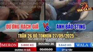 Trận 26 Bồ TonHon 27/09/2025 - Anh Bảo Sting Và Anh Dương Rạch Giá