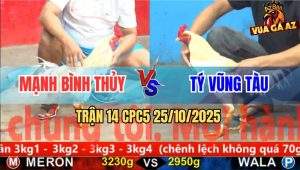 Trận 14 CPC5 25/10/2025 - Anh Mạnh Bình Thủy Và Anh Tý Vũng Tàu