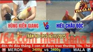 Trận 40 CPC5 16/11/2025 - Anh Hùng Kiên Giang Và Anh Hiếu Châu Đốc