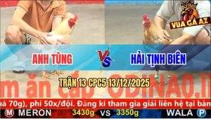 Trận 13 CPC5 13/12/2025 - Úa Cọp Anh Tùng Đá Lớp 1 Cú Chạy Như Ma Đuổi
