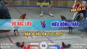 Trận 36 Hà Tiên 7/12/2025 - Điều Chân Xanh Anh Hiếu Đâm Như Chỉa