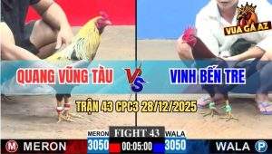 Trận 43 CPC3 28/12/2025 - Phút Bù Giờ Chuối Mặt Râu Bất Ngờ Bung Chạy