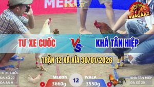 Trận 12 Xà Xía 30/1/2026 - Úa Đâm Liên Hoàn Cước, Xanh Chạy Mất Dạng