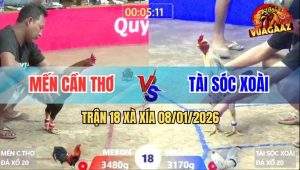 Trận 18 Xà Xía 8/1/2026 - Gà Bướm Kém 3 Chấm Phản Ăn 2, Biện La Làng