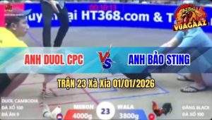 Trận 23 Xà Xía 01/01/2026