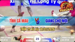 Trận 25 Xà Xía 18/01/2026